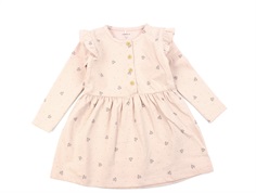 Name It rose smoke blomstret sweatkjole